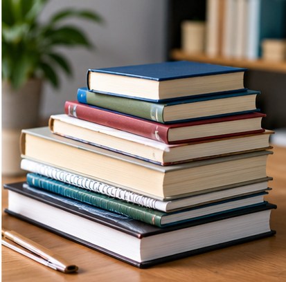 Books And Study Materials packed for transport