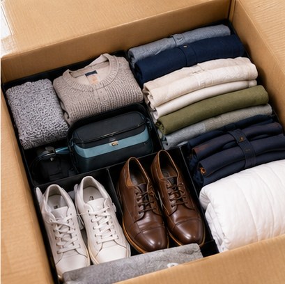Clothing And Personal Effects packed for transport